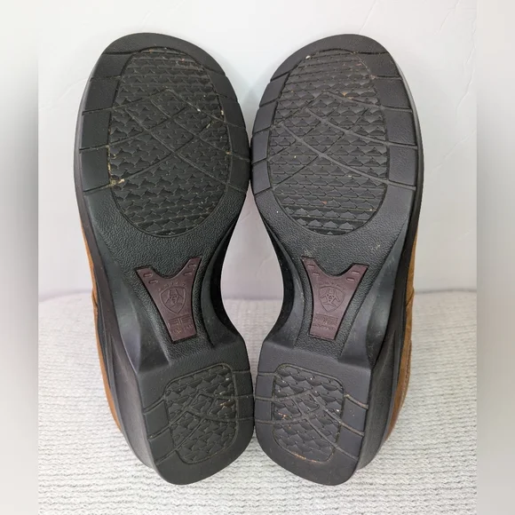 Ariat Santa Cruz Leather Clogs Brown 8.5 - Picture 6 of 9